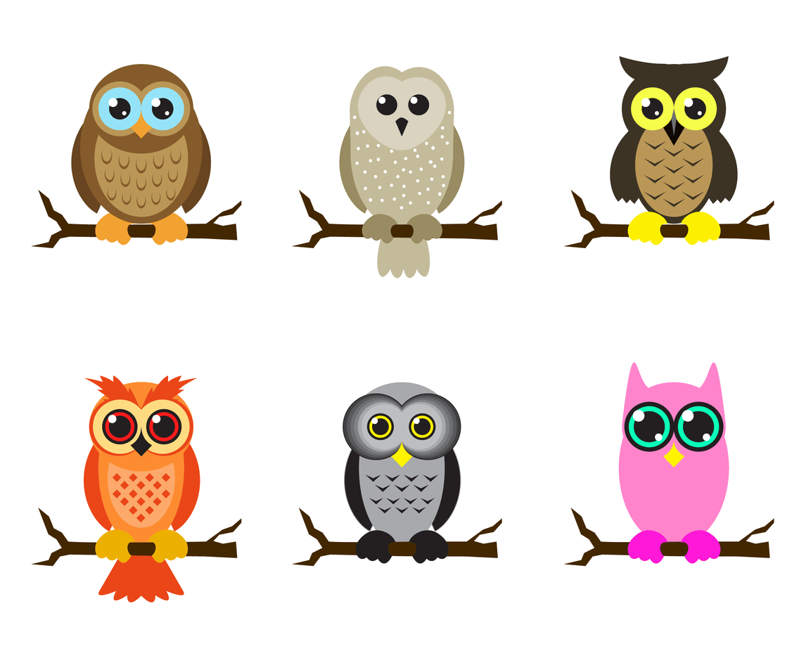 Owls Cartoon Logo - Free Cartoon Owl Vector Vector Art & Graphics | freevector.com