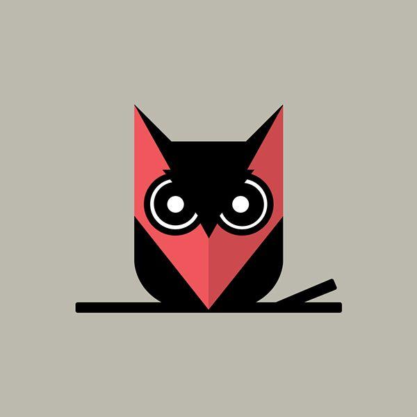 Owls Cartoon Logo - Owl Logo on Behance