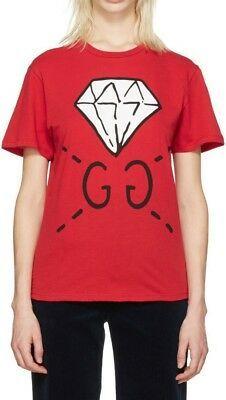 Gucci Diamond Logo - GUCCI GHOST 2016 New Gg Diamond Logo Short Sleeve Shirt Tee Small ...