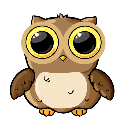 Owls Cartoon Logo - Free Animated Owls, Download Free