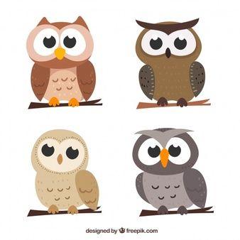 Owls Cartoon Logo - Owl Vectors, Photo and PSD files