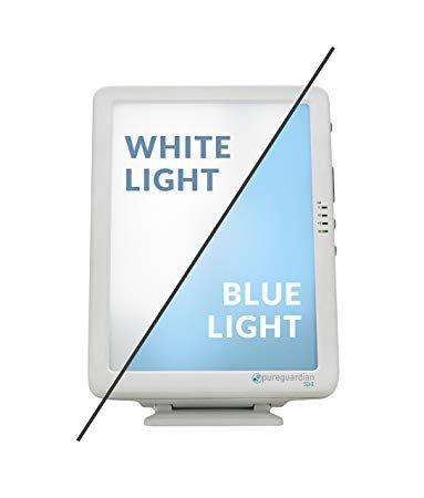 White and Blue Ir Logo - Amazon.com: PureGuardian SPA50CA Light Therapy Lamp, 10,000 LUX Full ...