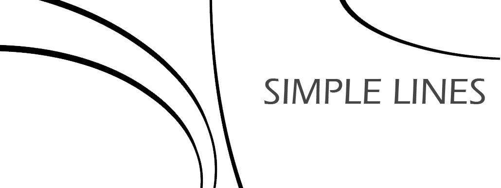Simple Lines Black and White Logo - Simple Lines