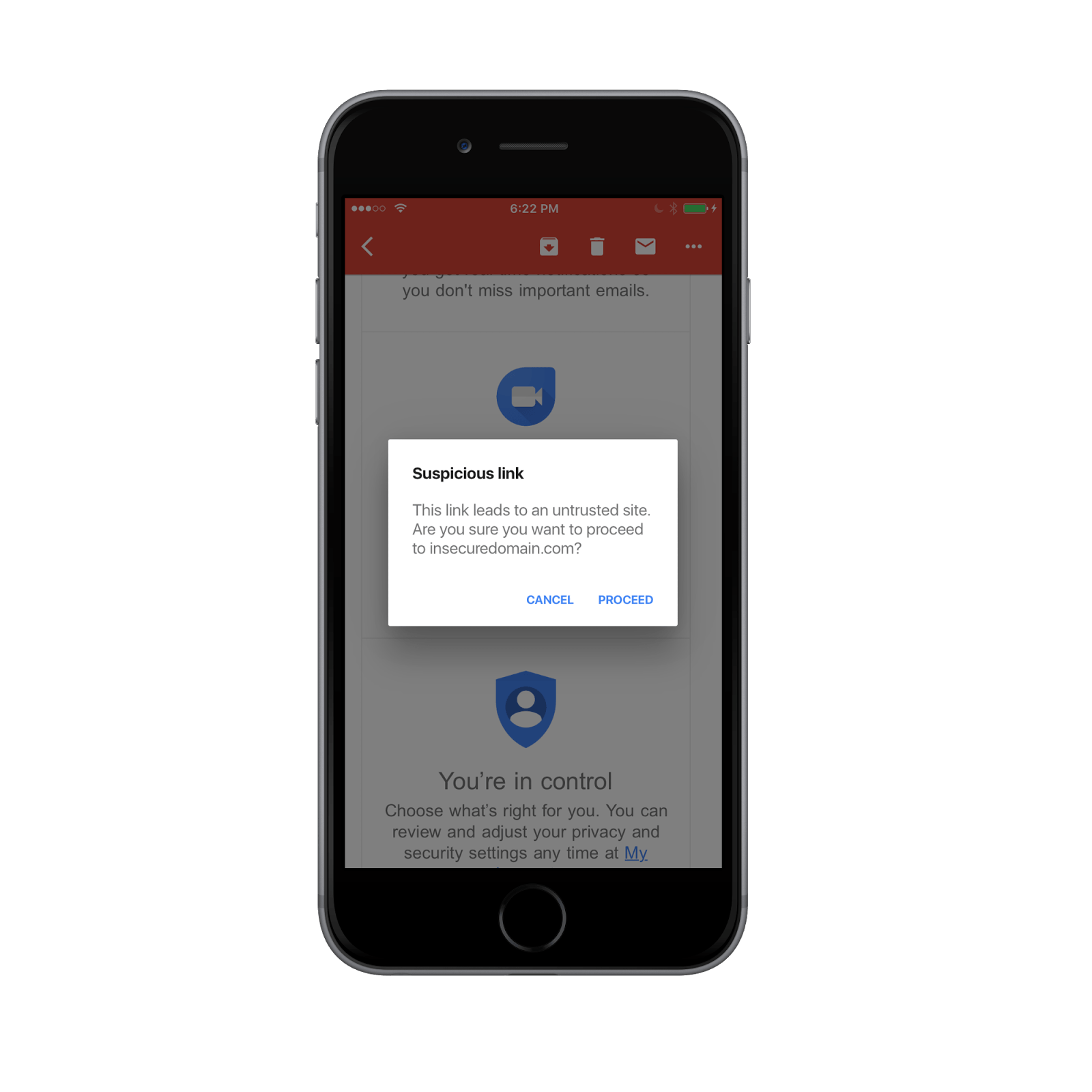 Google G Suite Mobile App Logo - G Suite Updates Blog: Anti-phishing security checks in the Gmail app ...