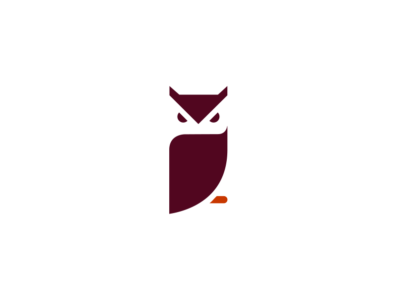 Owls Cartoon Logo - Golden Ratio Owl Logo. owl. Owl logo, Logos, Logo design
