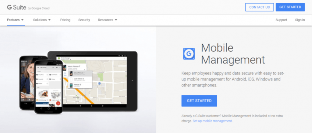 Google G Suite Mobile App Logo - Top Mobile Device Management Tools