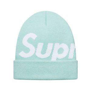 Supreme Big Logo - Supreme Big Logo Beanie Light Teal | eBay