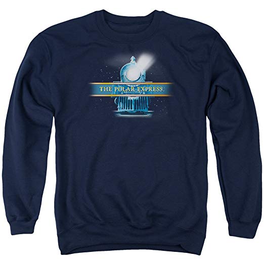 Express Clothing Store Logo - Polar Express Mens Train Logo Sweater at Amazon Men's Clothing store: