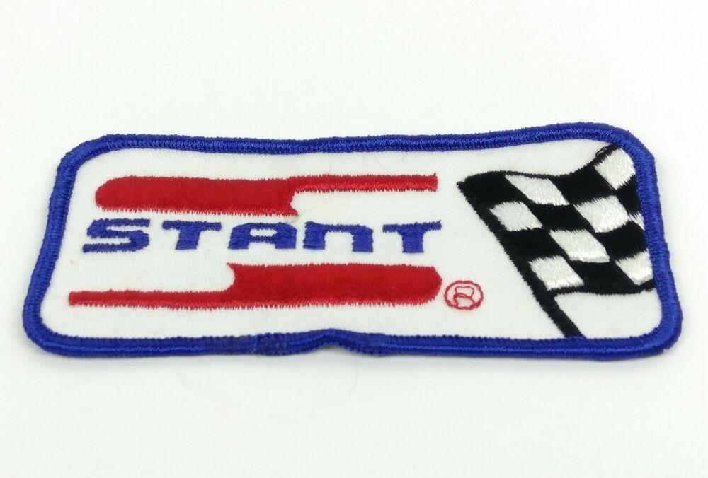 Red White Blue Rectangular Logo - Stant Official Racing Patch Flag Rectangular Sew-On 4 1/2