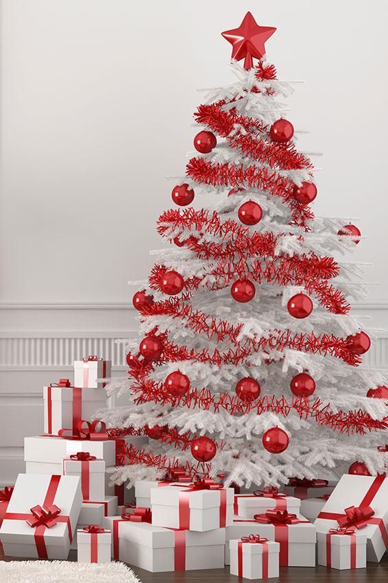 Red and White Tree Logo - 65 Christmas Tree Colour Combinations to Drool Over
