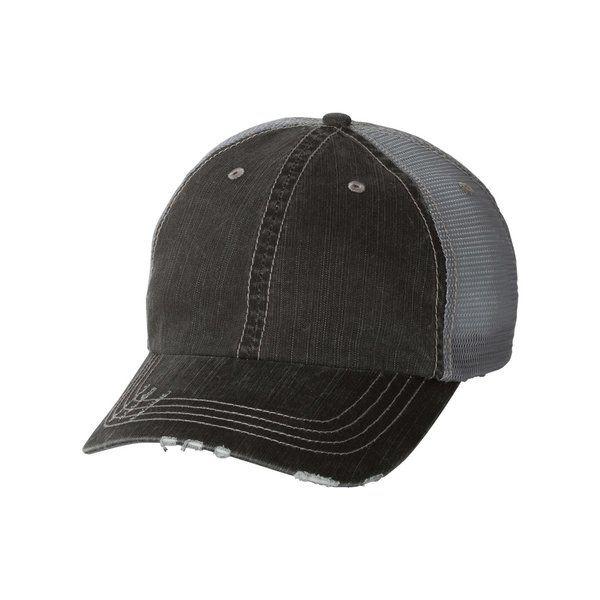 Mega Cap Logo - Mega Cap - Herringbone Unstructured Trucker Cap with Custom Logo ...