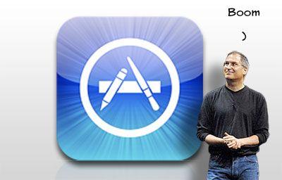 Steve Jobs App Store Logo - iTunes 7.7 Live! 500 Apps! 90% Under $10! 25% Free! + Jobs Speaks ...