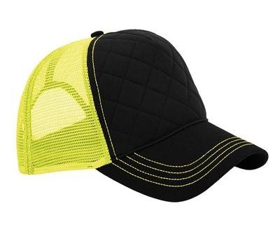 Mega Cap Logo - Mega Caps | Budget Mega Neon Fashion Quilted Trucker Cap | Wholesale ...