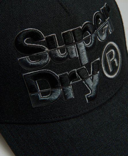 Mega Cap Logo - Mens - Mega Logo Cap in Black | Superdry