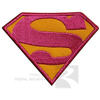 Superwoman Logo - Supergirl/Superwoman Logo Embroidered Iron On/Sew On Logo Badge ...