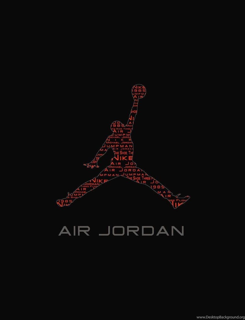 Black Jordan Logo - Air Jordan Logo Wallpapers Desktop Background