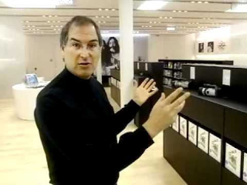 Steve Jobs App Store Logo - Steve Jobs Introduces the Apple Store (2001) - YouTube