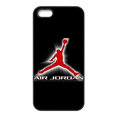 Black Jordan Logo - iPhone 5S Phone Case Black Jordan logo F6534400: Amazon.co.uk