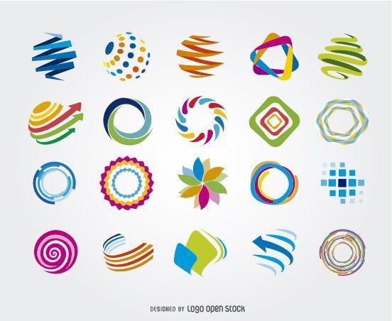 Open Globe Logo - circle logos stock. Logos