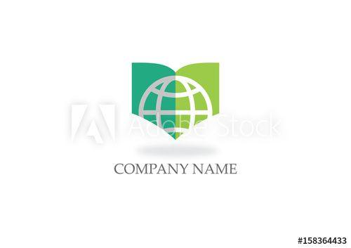 Open Globe Logo - globe open book world logo - Buy this stock vector and explore ...