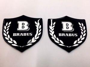 Brabus Logo - Details about New Replica Emblem Decal BRABUS Logo 2