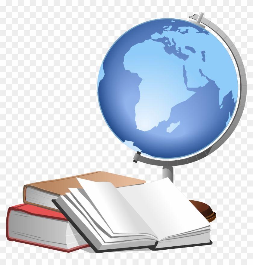Open Globe Logo - Open And Books Logo Transparent PNG Clipart Image