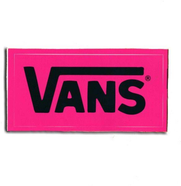 Pink Vans Logo - Vans logo magenta and black