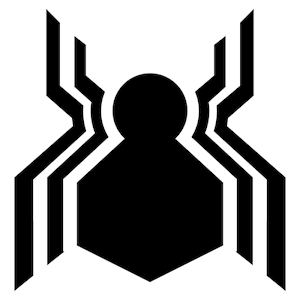 Spider-Man Spider Logo - Marvel Spider Man Homecoming Logo - Car Window Laptop Vinyl Decal ...