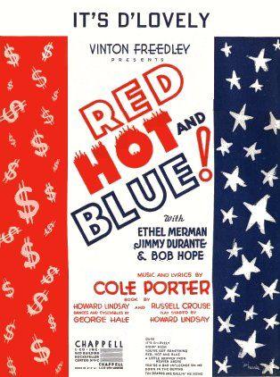 Red Hot and Blue Logo - Cole Porter / Red, Hot and Blue