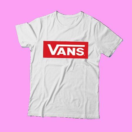Pink Vans Logo - Vans Logo T SHIRT For Men And Women