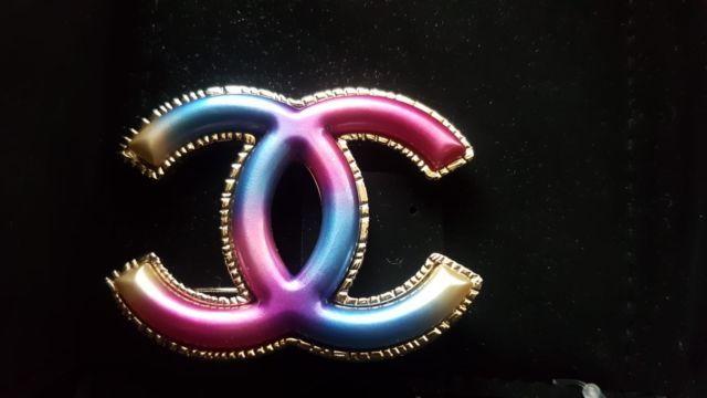 Interlocking CC Logo - Chanel Brooch CC Logo Interlocking CC Brand New Only One on Ebay