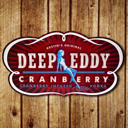 Deep Eddy Logo - Cranberry Logo Tin Sign [DEV1058SIGCR] : Deep Eddy Vodka Store, Dive In!