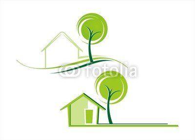 Green Business Logo - Home, Architecture, Tree Green Business Logo Design 77195564