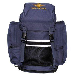 Backpack Air Force Logo - RAF ROYAL AIR FORCE BACKPACK RUCKSACK BAG BLUE GENUINE ARMY HIKING ...