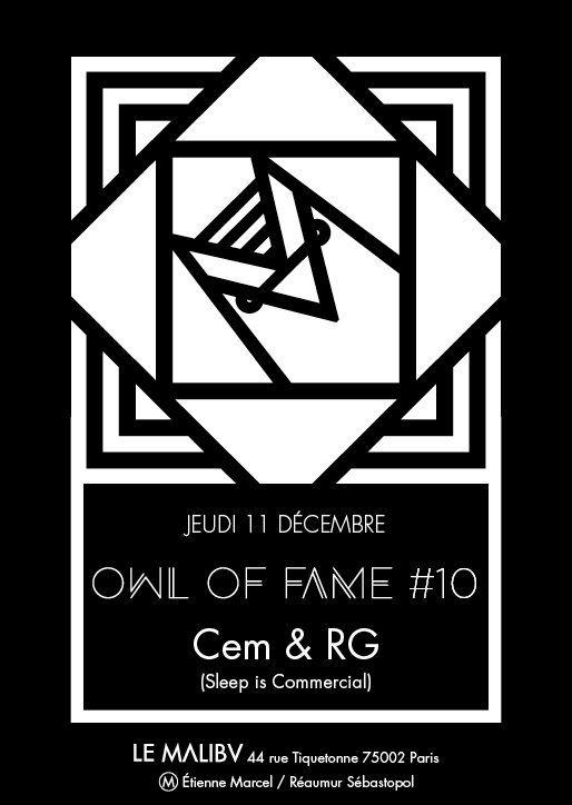 RG Paris Logo - RA: Owl of Fame #10 - Cem & RG at Le Malibv, Paris (2014)