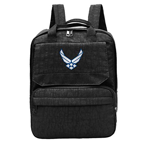 Backpack Air Force Logo - Amazon.com: Air Force Symbol Logo Casual Style Oxford Cloth Shoulder ...