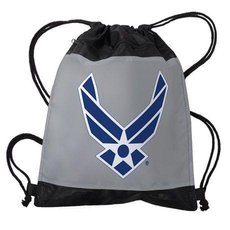 Backpack Air Force Logo - Air Force Symbol Drawstring Bag by expressivemind