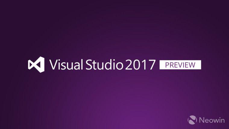 Visual Studio 2017 Logo - Microsoft rolls out Visual Studio 2017 version 15.7 Preview 1