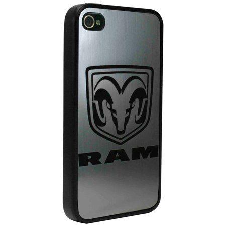 Cell Phone Gray Logo - Dodge Automobile Company Metal Back Ram Logo Cell Phone Case