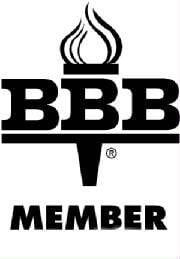 BBB Member Logo - Art Glass, Etc. French doors