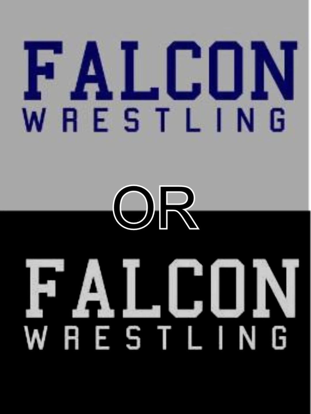Falcon Wrestling Logo - FALCON WRESTLING FULL FRONT