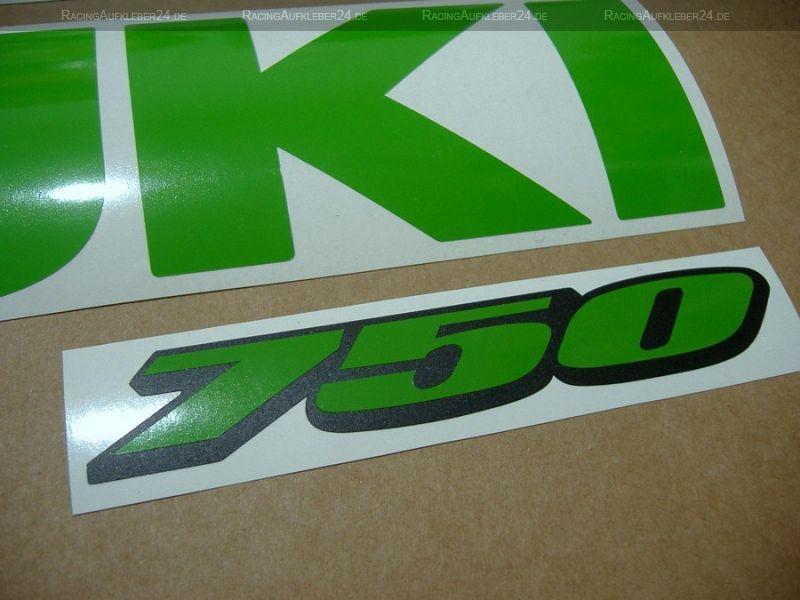 Lime Green R Logo - Suzuki GSX R 750 Universal Green