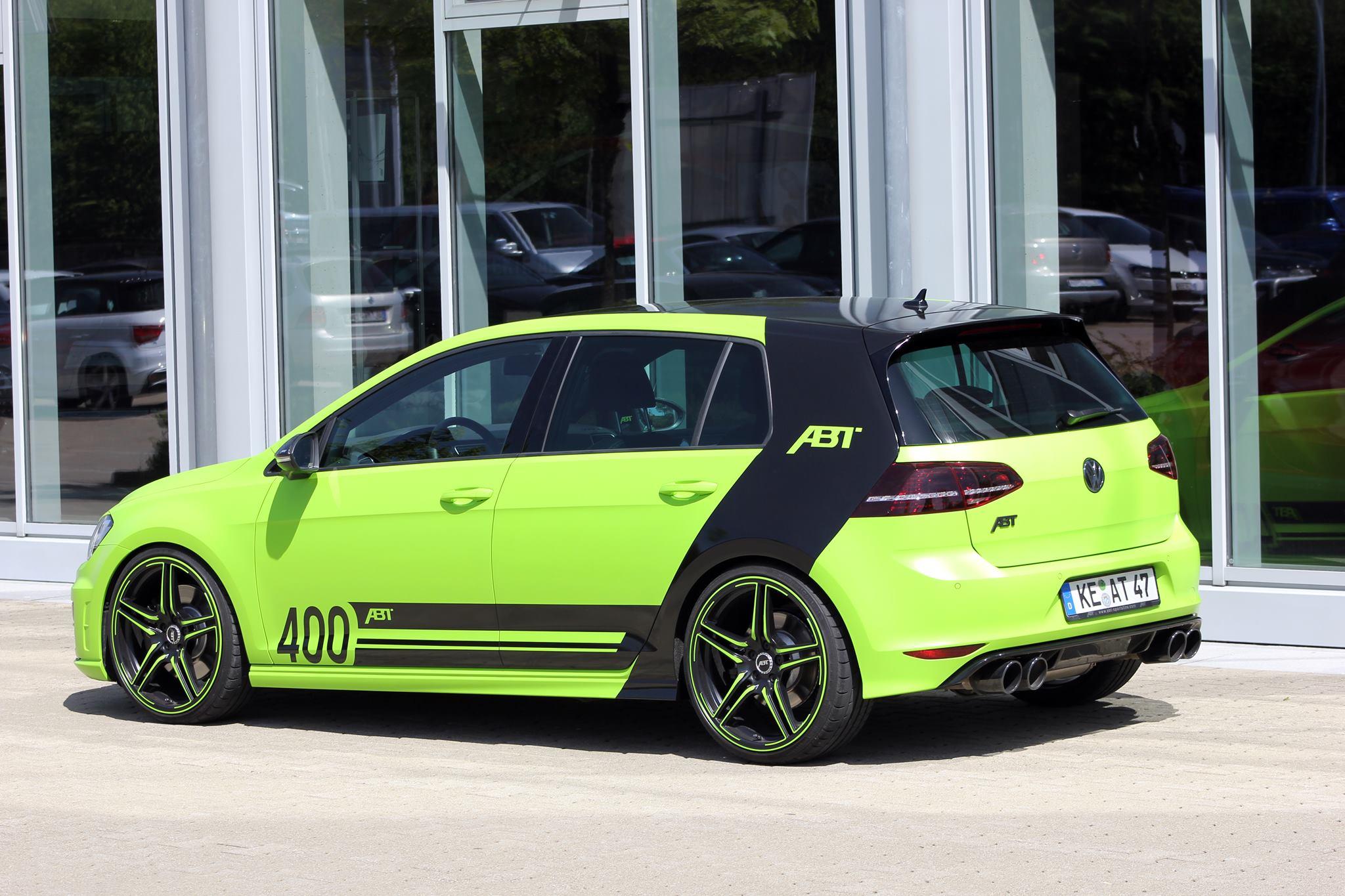 Lime Green R Logo - Neon Green Golf R with 400 HP from ABT Coming to Worthersee 2015