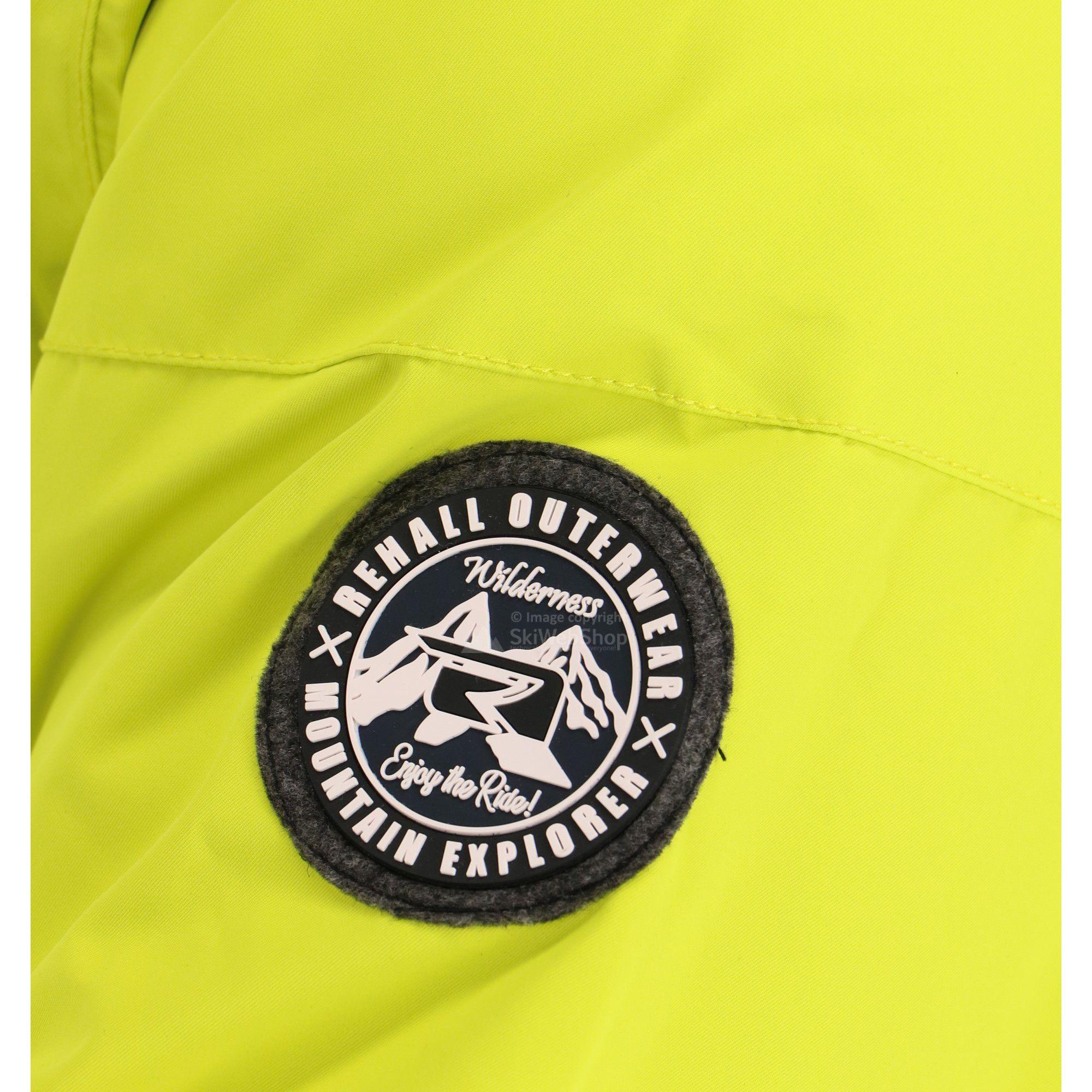 Lime Green R Logo - Rehall, Cody R, Ski Jacket, Men, Lime Green SkiWebShop.com