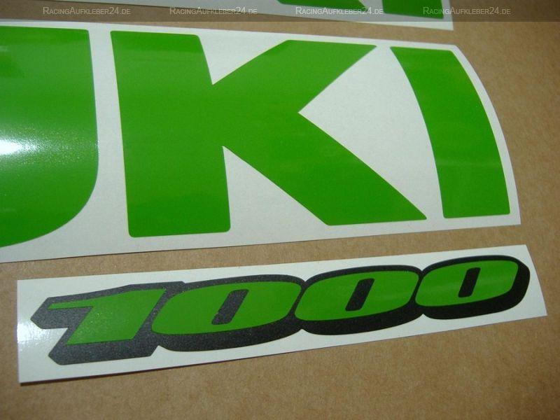 Lime Green R Logo - Suzuki GSX R 1000 Universal Green