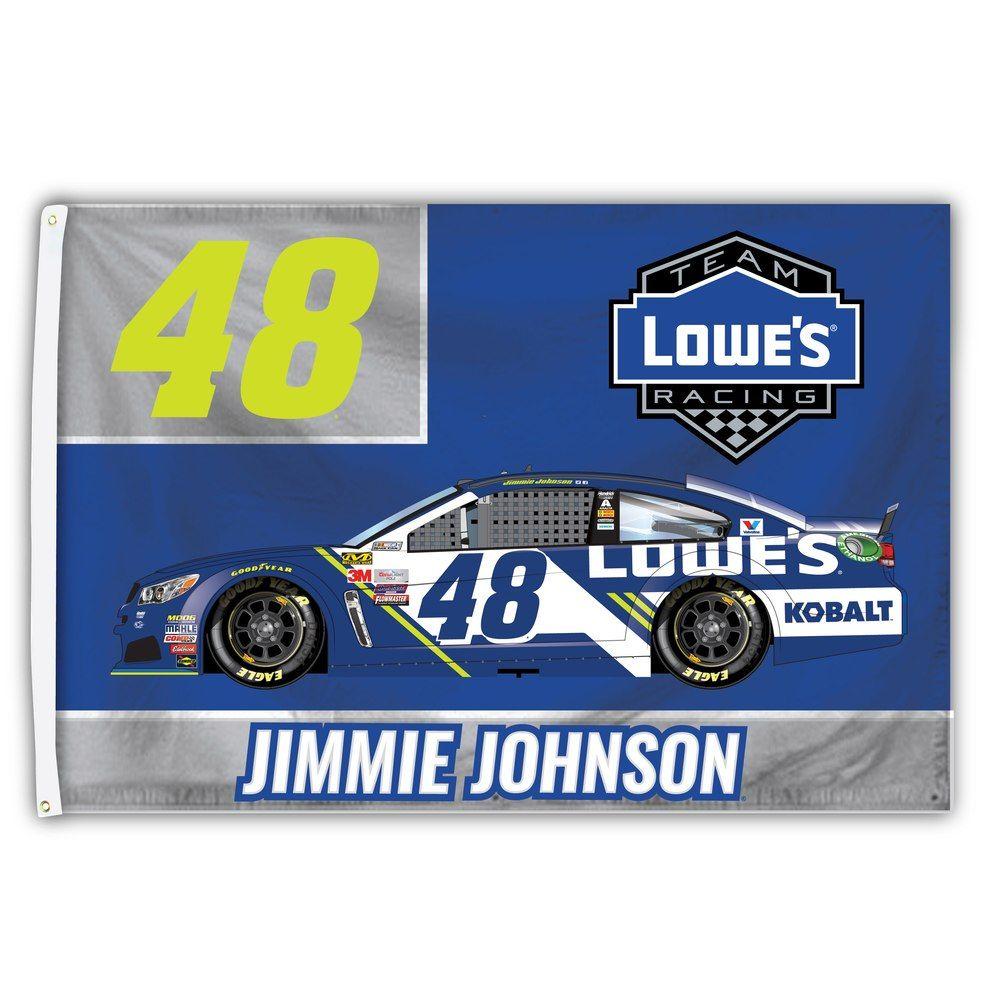 NASCAR Racing Sponsor Logo - Jimmie Johnson 3' x 5' Sponsor Logo Single-Sided Flag | NASCAR Shop