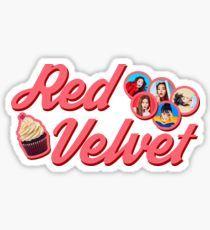 Red Velvet Kpop Logo - Red Velvet Kpop Stickers | Redbubble