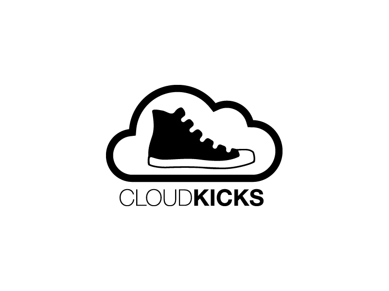 Shoe Logo - CloudKicks Shoe Logo. Ampedpixel Web and Mobile Design