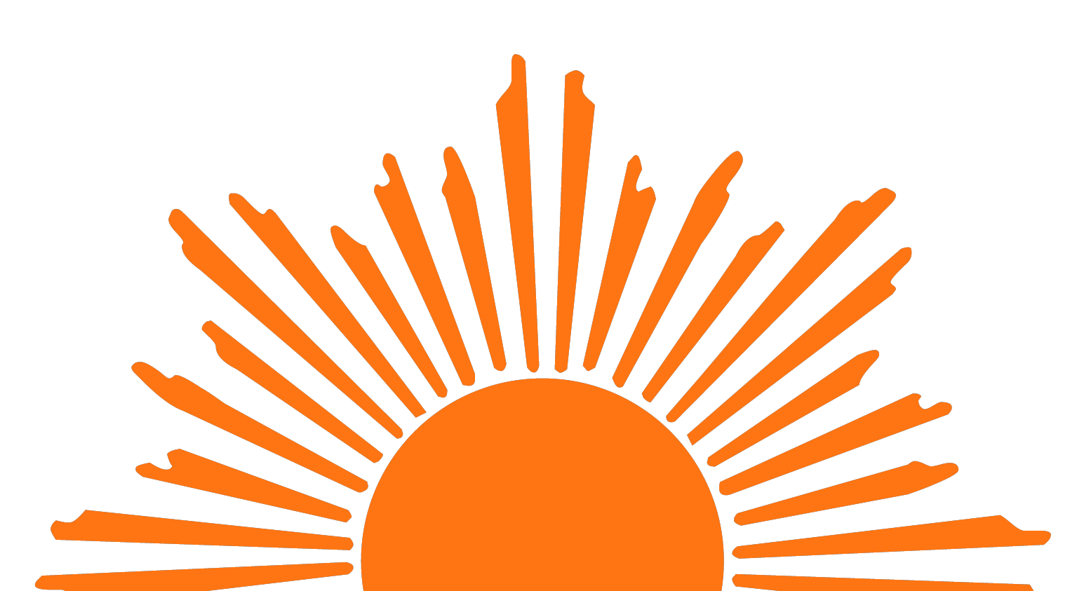 Orange Sun Logo - Sun logo picture black and white stock