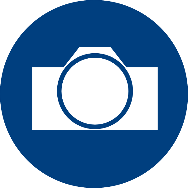 Use Blue Circle Logo - Camera Logo Png Transparent PNG Logos
